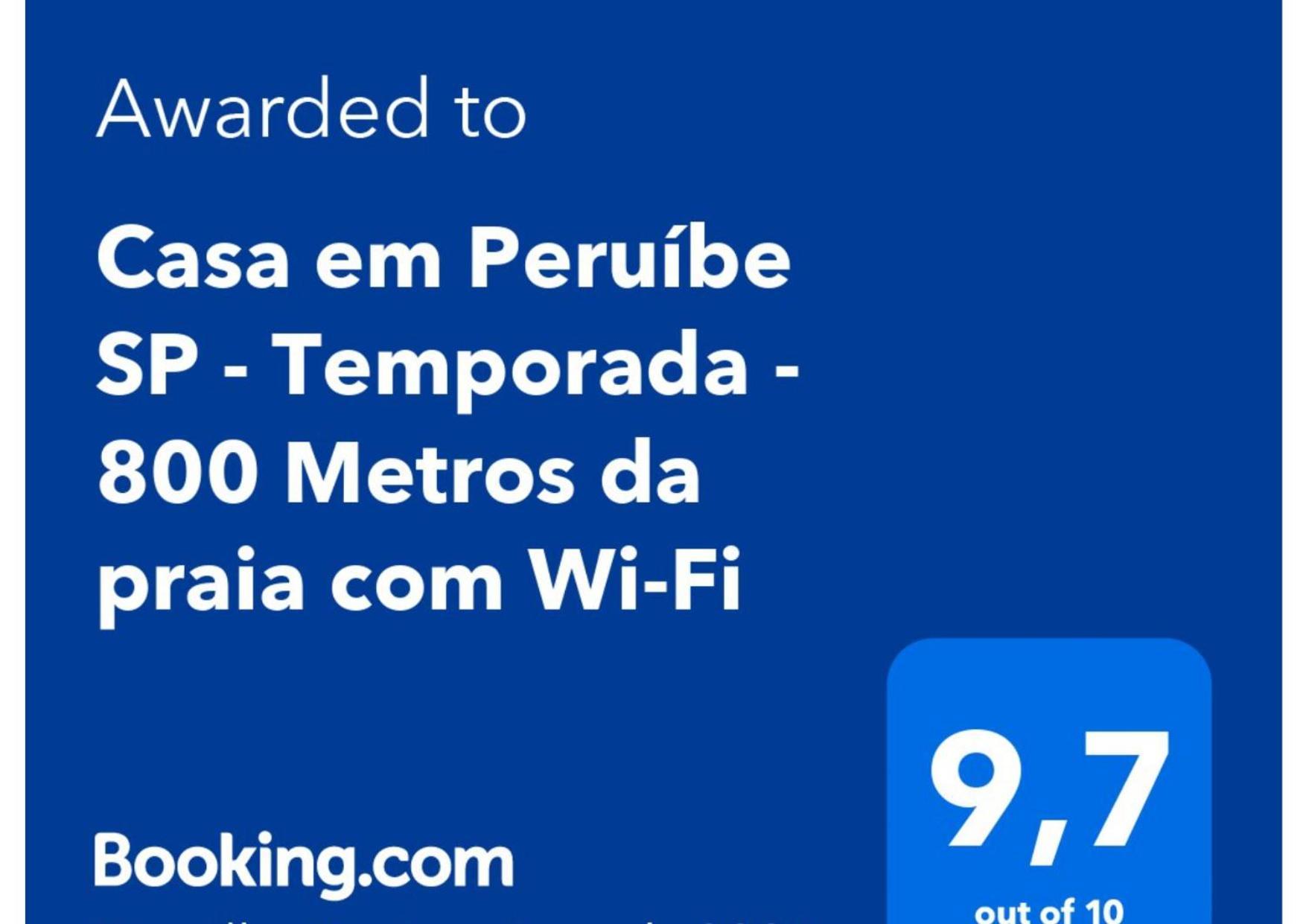 Casa em Peruíbe SP - Temporada - 800 Metros da praia com Wi-Fi Exterior foto